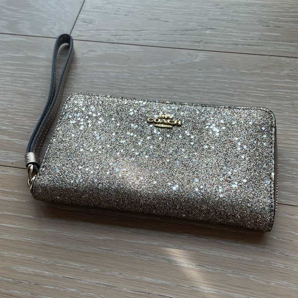 Coach Glittery Wristlet - Picture 1 of 6